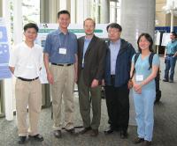 2005 - AAPN conf at Nortel (a) - Jun Zheng, Cheng Peng, me, Peng He, Cheng Li.jpg 8.5K